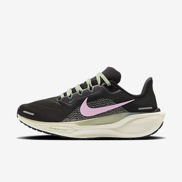 Nike black running shoes womens sale online